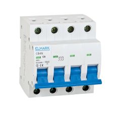 Circuit breaker 6kA 2A 4P CURVE C Elmark EL3064 Elmark