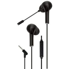 Cuffie auricolari da gioco con microfono AKZ-D9 nere WB1119 