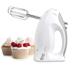 Frullatore 200W 5 velocit&agrave; funzione turbo 2 Battitori/2 Dough Ganci ND6479 Nedis
