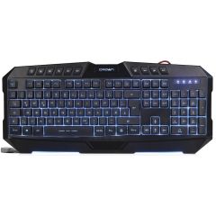 10-key multimedia gaming keyboard with 7 LED backlights CMKG-402 Crown Micro
