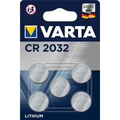 Batteria a bottone al litio 3 V CR2032 blister da 5 F1431 Varta
