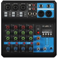 Mixer professionale 5 canali Bluetooth/USB/Stereo RCA SP695 