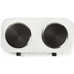 Piastra elettrica 2000W 2 zone di cottura diametro 15cm ND9523 Nedis