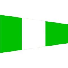 Pennello segnalazione nautica di manovra "Dritta" 190x56x17cm A9298 