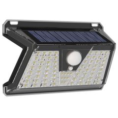 Faretto solare LED 3W 170Lm luce fredda con sensore PIR e crepuscolare EL3056 Vito
