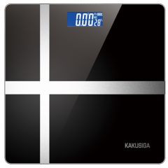 Bilancia pesapersone nera con display LCD KSC-1508 F2740 Kakusiga