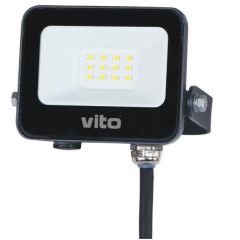 Faro LED da esterno 10W 850lm luce verde IP65 EL396 Vito