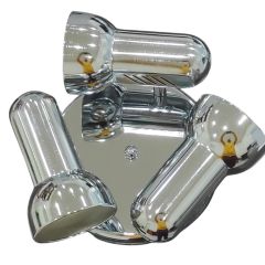 Lampada applique da parete 3xE27 in metallo EL047 Vito