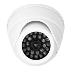 Telecamera di sicurezza con LED fittizia bianca WB2462 