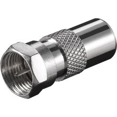 Adattatore da spina coassiale a spina F Q964 Goobay