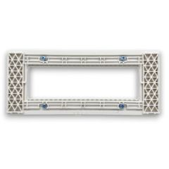 Supporto bianco 6 posti linea Zen 01114 