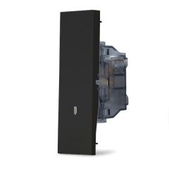 Pulsante unipolare nero linea ZEN 02352 