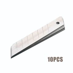Lame di ricambio per taglierino 18 mm 10 pezzi in acciaio Toolmak TL7685 Toolmak