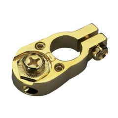 Morsetto batteria polo positivo dorato U109 