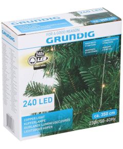 Luci natalizie 240 LED 350cm 230V IP20 Bianco caldo Grundig ED1005 Grundig