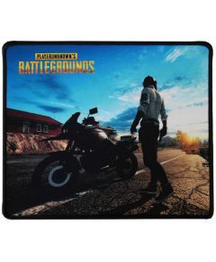 Mauspad 25x21 cm PlayerUnknowns Schlachtfeld-Charakter mit Motorrad P1085 