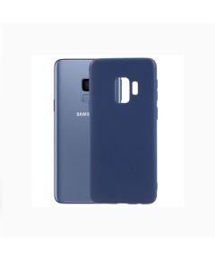 Hülle für Samsung Galaxy S9 aus blickdichtem TPU-Silikon Blau MOB629 