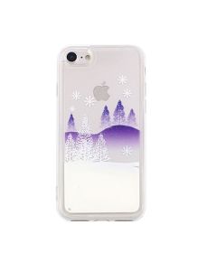 Cover per Huawei P Smart in silicone con liquido glitterato effetto neve 2 MOB636 
