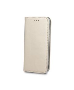 Case for Samsung Galaxy S10 Lite FLIP imitation leather Gold magnetic closure MOB694 