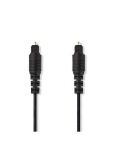 Cable de audio óptico TosLink macho - TosLink macho 3.0 m negro ND1395 Nedis