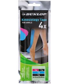 Set 4 pezzi nastro chinesiologia caviglia Dunlop ED5274 Dunlop