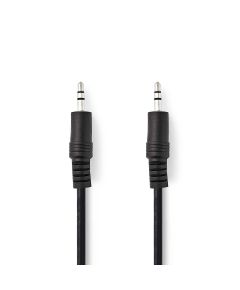 Cable de audio estéreo | 3.5 mm macho - 3.5 mm macho | 1,0 m | negro ND180 Nedis