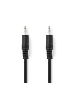 Stereo-Audiokabel |&nbsp;3,5 mm m&auml;nnlich - 3,5 mm m&auml;nnlich |&nbsp;1,0 m |&nbsp;schwarz ND180 Nedis