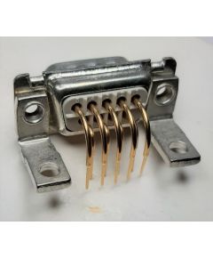 Male SUB-D 9-pin 90&Acirc; &deg; connector - gold plated NOS100774 