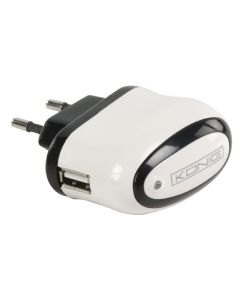 Caricatore a Muro 1-Output 1.0 A USB Bianco/Nero ND2195 König