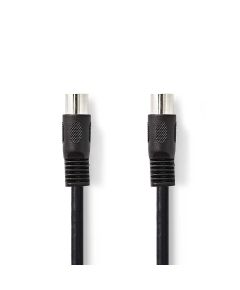 Audio cable DIN male DIN 5 pin - male DIN 5 pin 3.0 m Black ND2745 Nedis