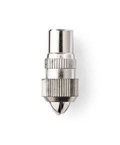 IEC coaxial connector | Male - 2 pieces | Metal ND2116 Nedis