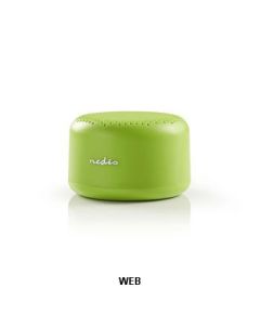 Altoparlante Bluetooth 9W Fino a 3 ore di autonomia di gioco Verde ND9175 Nedis