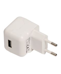 1-Output 2.1 A 2.1 A USB Wall Charger White ND2612 Valueline