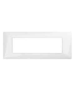 Placca 6 Posti Bianca 6M Compatibile Matix EL2060 