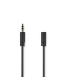 Stereo Audio Cable 3.5mm Male-3.5mm Female 3m Black ND3566 Nedis