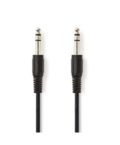 Stereo Audio Cable 6.35mm Male-6.35mm Male 2m ND3948 Nedis