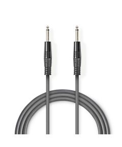 Unbalanced Audio Cable 6.35mm Male to 6.35mm Male 3m ND4584 Nedis