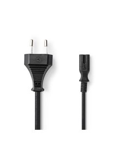 Power Cable Euro Male Euro Straight - IEC-320-C7 2m ND5094 Nedis