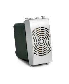 Suoneria 6AX-220V in alluminio compatibile Vimar Plana EL2208 