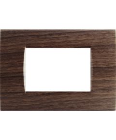 Placca 4 posti ciliegio compatibile Living International EL1768 