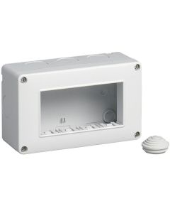 Box 4 moduli bianco compatibile Vimar EL2180 