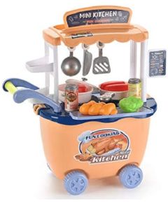 Mini kitchen play cart 28 pieces WB720 