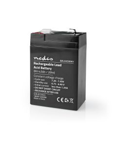 6V 4500mAh rechargeable lead acid battery ND1077 Nedis