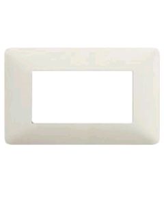 Placca 4 posti bianca compatibile Matix EL2426 
