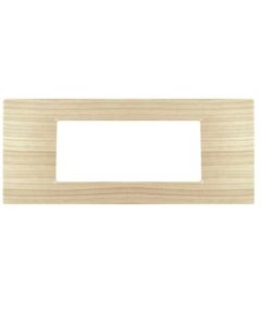 Placca 7 posti abete compatibile Vimar Plana EL2432 