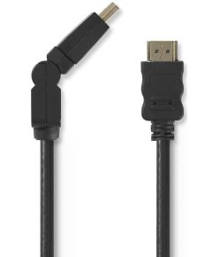 Cavo HDMI&trade; maschio ad alta velocit&agrave; con Ethernet Connettore HDMI girevole 1,5m nero WB1680 Nedis