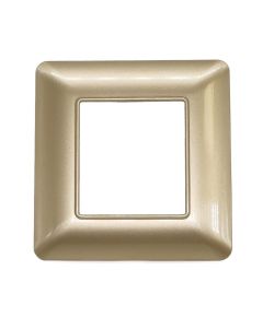 Placca in tecnopolimero 2P champagne compatibile Matix EL2243 