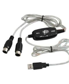 Câble audio USB-MIDI 2m WB1869 