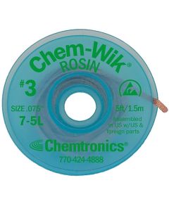 Tresse à dessouder 1.9 mmx1.5m ChemWik ND238 ChemWik