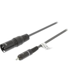 3 pin male to RCA male XLR audio cable Sweex SX527 